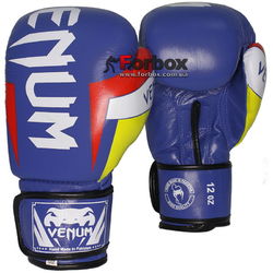 Перчатки боксерские Venum кожаные Elite Neo (BO-5238-BL, синий)