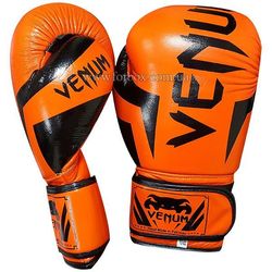 Рукавиці боксерські Venum шкіряні Elite Neo (BO-5238-OR, помаранчеві)