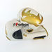 Боксерські рукавиці Venum Giant 2.0 на липучці з PU шкіри (BO-8349-WG, біло-золотий)