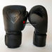 Боксерські рукавиці Venum Contender 2.0 на липучці з PU шкіри (BO-8351-BK, чорні)
