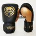 Боксерські рукавиці Venum Contender 2.0 на липучці з PU шкіри (BO-8351-BKG, чорно-золотий)