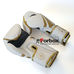 Боксерські рукавиці Venum на липучці з PU шкіри (BO-8352-W, біло-золотий)