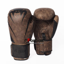 Рукавички боксерські Venum Impact Classic натуральна шкіра (MA-0700-BR, коричневий)