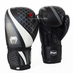 Рукавички боксерські Venum New Contender 2.0 шкіряні (VL-2034-BK, чорний)