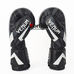 Перчатки боксерские Venum Impact кожаные на липучке (VL-2038-BKW, черно-белые)