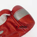 Перчатки боксерские Yokkao Fight Team кожаные на липучке (YK016-R, красно-белый)