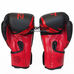 Боксерские перчатки Zelart  Challenger 3.0 на липучке из PU кожи (BO-0866-BKR, черно-красный)