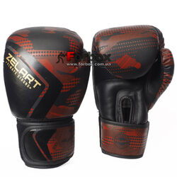 Перчатки для бокса Zelart из PU кожи (3397-RD, красный)