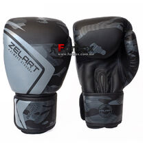 Перчатки для бокса Zelart из PU кожи (3397-GR, серый)