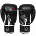 Боксерские перчатки Zelart на основе PU кожи (BO-3987, черные)