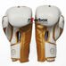 Рукавички боксерські Zelart Elite 2.0 натуральна шкіра (VL-8291-W, біло-золотий)