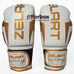 Рукавички боксерські Zelart Elite 2.0 натуральна шкіра (VL-8291-W, біло-золотий)