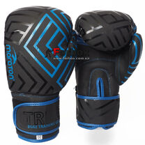 Боксерські рукавиці Maraton G62 з PVC на липучці (TRNG62-BL, чорно-синій)