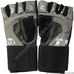 Перчатки для зала Velo тренажерные кожаные (VL-8120, черно-серые)