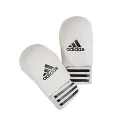 Рукавиці для карате Adidas по версії JKA (661.11-W, білі)