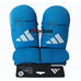 Рукавиці для карате Adidas з ліцензією WKF без великого пальця (661.11, сині)