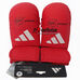 Рукавиці для карате Adidas з ліцензією WKF без великого пальця (661.11, червоні)
