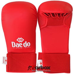 Рукавиці для карате Daedo (BO-5076, червоний)