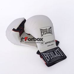 Перчатки для каратэ Everlast на основе PU (BO-3956-W, белый)