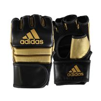 Перчатки для ММА Adidas PU кожа (ADISCSG042, черно-золотые)