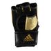 Перчатки для ММА Adidas PU кожа (ADISCSG042, черно-золотые)