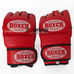 Перчатки для ММА и смешанных видов единоборств Boxer из кожи (05020, красные)
