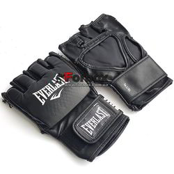 УЦЕНКА Перчатки тренировочные Everlast Pro Style Grappling Gloves (7778-BK, черные)