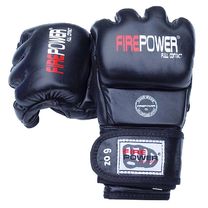 Перчатки ММА FirePower (FPMG3, черные)