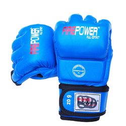 Перчатки ММА FirePower FPMG3 синие