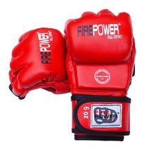 Перчатки ММА FirePower (FPMG3, красные)