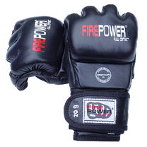 Перчатки для мма Fire Power (FPMGA3-BK, Черный)