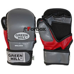 Перчатки для ММА Green Hill винил (0035, серые)
