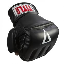Перчатки ММА TITLE Classic Wristwrap Heavy Bag (MMCWHB-BK,Черный)