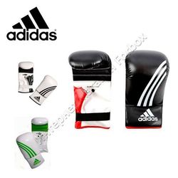 Снарядные перчатки Adidas  Box-Fit (ADIBGS01, черно-белые)