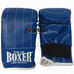 Снарядні рукавички Boxer тренувальні кожзам (2015-03С, сині)