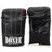 Снарядні рукавички Boxer тренувальні кожзам (2015-01Ч, чорні)