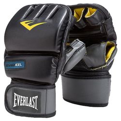 Рукавиці снарядні Everlast Evergel Wristwrap Heavy Bag Gloves (4301, чорні)