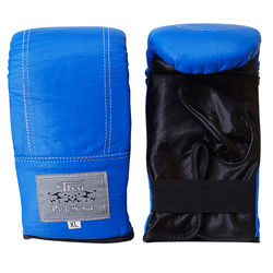 Снарядные перчатки Thai Professional из натуральной кожи (TPBG6-BL, синие)