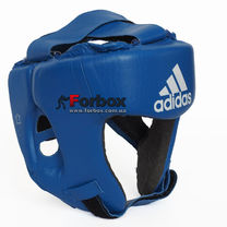 Боксерский шлем Adidas с лицензией AIBA для соревнований (AIBAH1, синий)