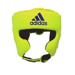 Шолом боксерський Adidas Speed ​​Headguard без підборіддя PU шкіра (ADISBHG042, зелений)