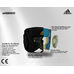 Шлем боксерский Adidas Speed Headguard без подбородка PU кожа (ADISBHG042, черно-золотой)