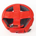 Шлем боксерский Adidas Speed Headguard без подбородка PU кожа (ADISBHG042, оранжевый)