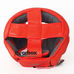 Шлем боксерский Adidas Speed Headguard без подбородка PU кожа (ADISBHG042, оранжевый)