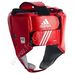 Боксерский шлем Adidas с лицензией AIBA для соревнований (AIBAH1, красный)