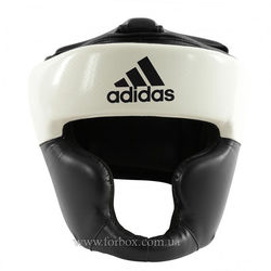 Шлем тренировочный Adidas Response (ADIBHG024-BK, бело-черный)