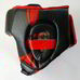 Шлем боксерский Venum с усиленной защитой из натуральной кожи (BO-6629-R, черно-красный)