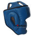 Шлем BOXER тренировочный с полной защитой из нат. кожи (2033-01С, синий)