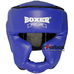 Шлем тренировочный Boxer Full Face из кожзама (2036-01С, синий)