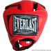 Шлем с усиленной защитой макушки Everlast кожзам (VL-8206, красный)