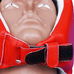 Шлем боксерский для соревнований FirePower FPHG2 кожа красный